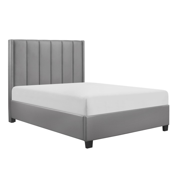 Grey Vinyl Channel Bed