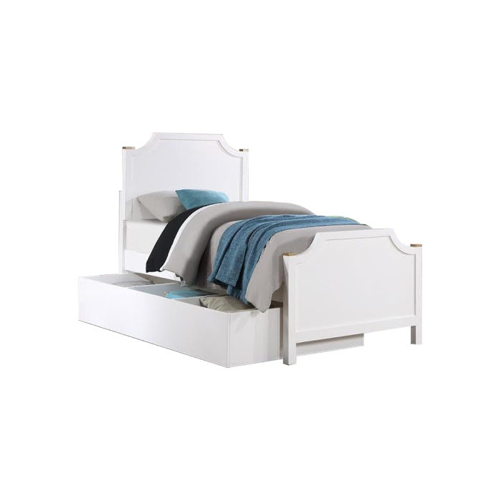 White Trundle Bed